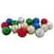 60ct Multicolor Shiny & Matte Shatterproof Ball Ornaments